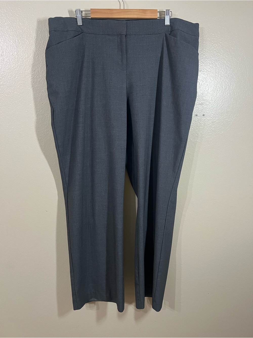 Worthington Gray Boot Cut Dress Pants